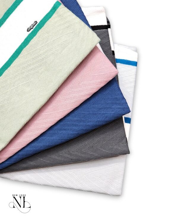 Trendy Dark Blue Stripe Full T-Shirt for Men & Premium