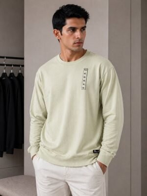 Premium Light Yellow Full T-Shirt for Men