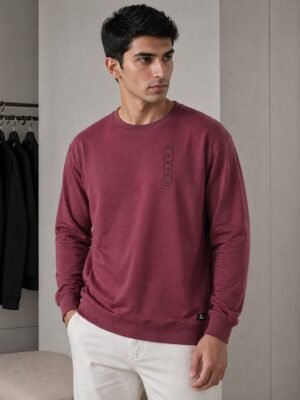 Premium Purple Plain Full T-Shirt for Men