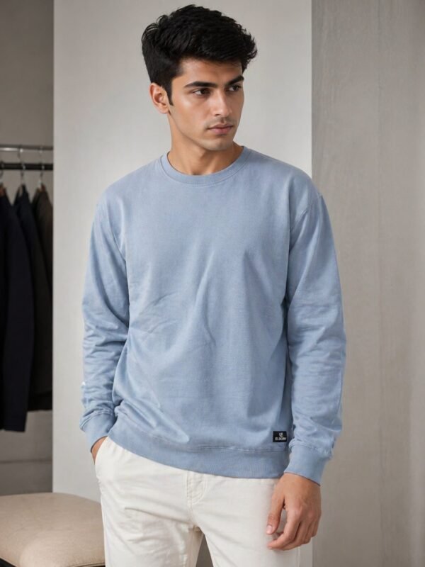 Best Trendy Blue Plain Full T-Shirt for Men Best Trendy Blue Plain Full T-Shirt for Men
