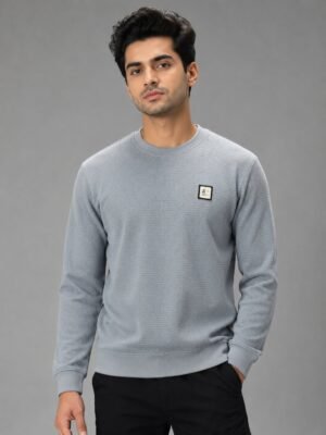Classic Light Grey Plain T-Shirt for Men & Soft Premium