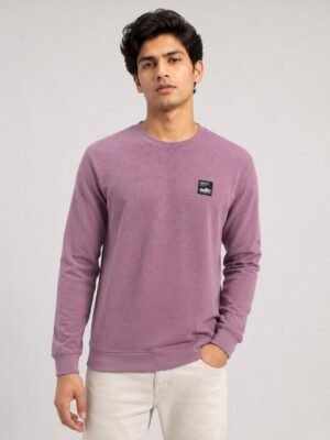 Stylish Light Purple Full T-Shirt for Men | Trendy