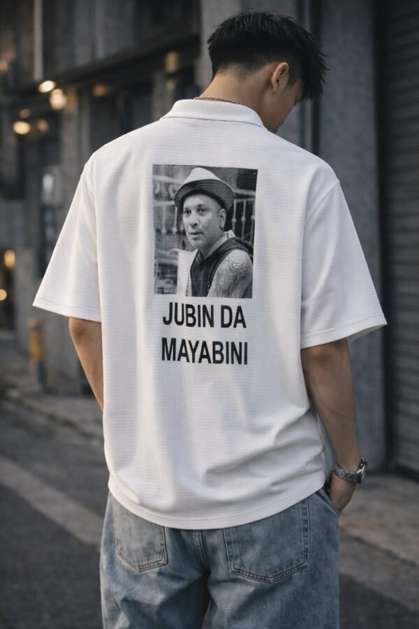 Buy White Printed Oversize Shirt for Men