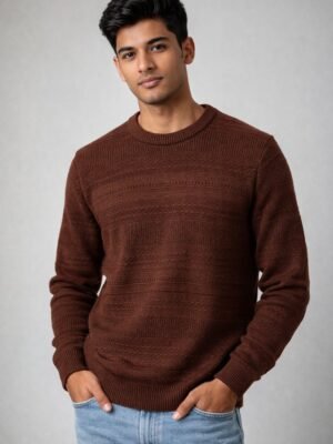 Best Premium Dark Brown Full T-Shirt for Men
