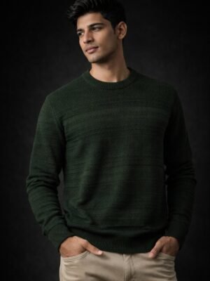 Best Classic Dark Green Full T-Shirt for Men