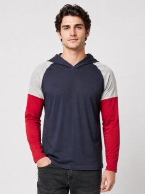 Navy Blue Plain Hoodies for Men | Premium Cotton